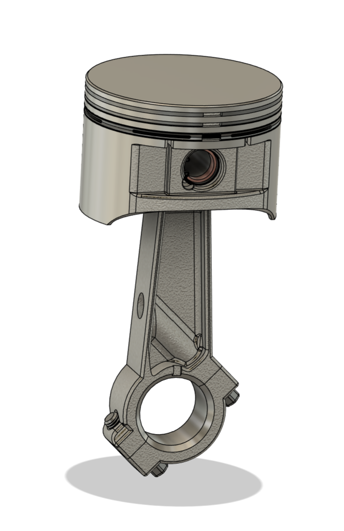 Piston CAD model